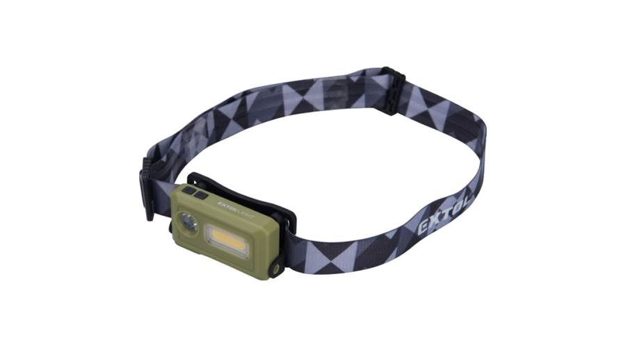 EXTOL USB-n Keresztül Tölthető Fejlámpa 140lm termék fő termékképe