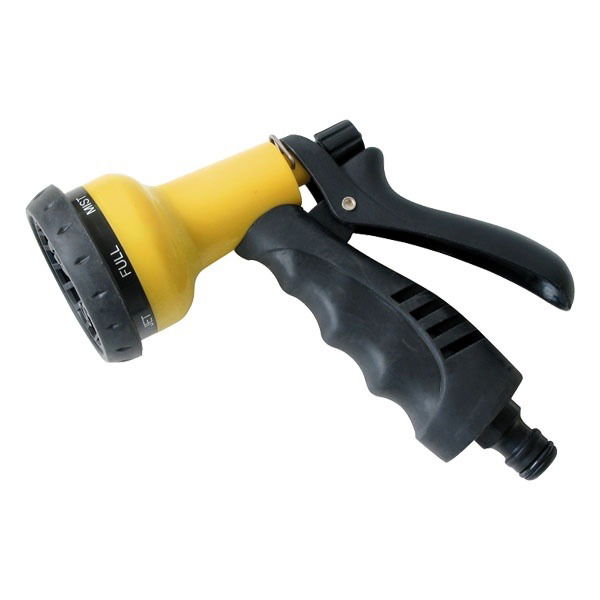 EXTOL Craft  Locsolófej, Pisztoly Formájú, 7 Féle Sugárral  Kuplung Csatlakozóval Ergonomikus Műanyag termék fő termékképe