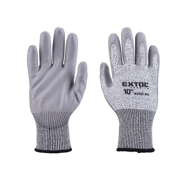 EXTOL Premium Vágásbiztos Kötött Mártott Kesztyű Gumírozott Mandzsetta termék fő termékképe