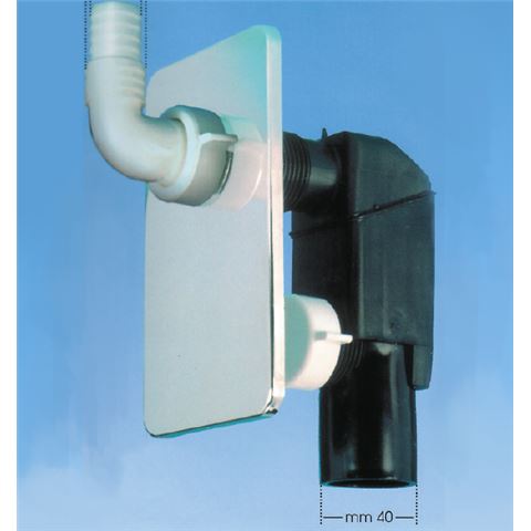 Falon Belüli Mosógép Szifon Króm SIF 11 termék fő termékképe