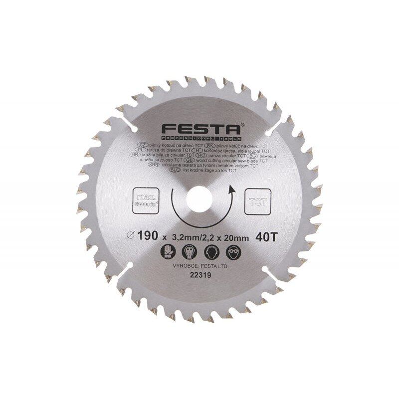Festa Lev Festa TCT Körfűrésztárcsa, Körfűrészlap Vídiás Fához termék fő termékképe