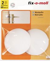 Műanyag Kilincsütköző 60mm Fehér 2db-os Öntapadós termék fő termékképe