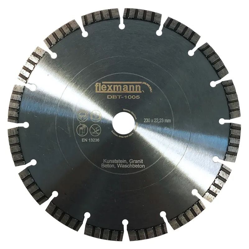 Flexmann For Cut X-Max Turbó Szegmentált Szinterezett Gyémánttárcsa Öregbeton, Vasbeton termék fő termékképe