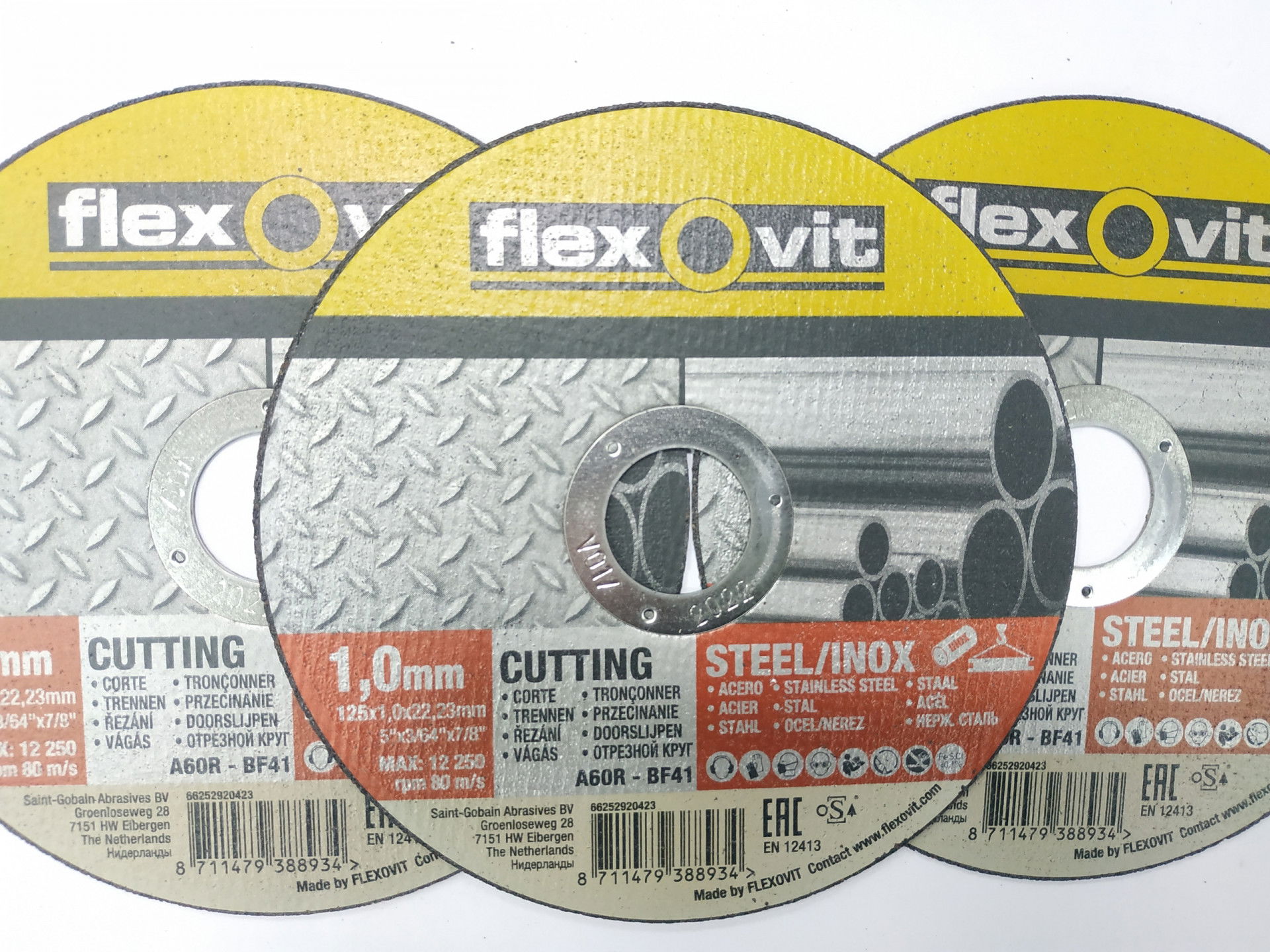 Flexovit Pro BF41 A602 Fém-Inox Vágókorong 125*1,0*22,2 mm 25 db/dob. termék fő termékképe