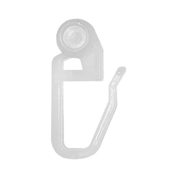 JKH Függönytartó Horog Kis Görgős Műanyag Fehér termék fő termékképe