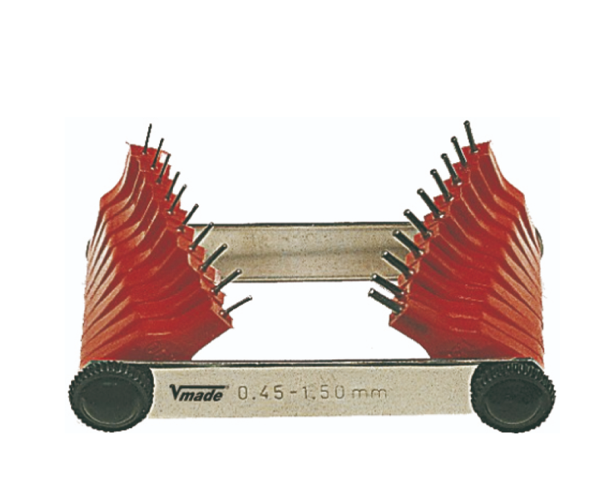 Vogel Fúvóka sablon, fúvóka ellenőrző, tisztító 20 részes 0,45-1,50 mm termék fő termékképe