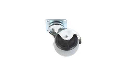 Gömb Kerék 40 mm Fémházas Talpas Forgós Gumi Futófelület  P182-34B040Q termék fő termékképe
