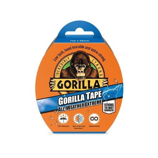 Gorilla Tape All Weather Extreme Fekete Extrém Erős Hőálló Ragasztószalag 11m * 48 mm termék fő termékképe