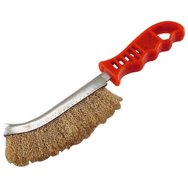 Drótkefe, Rezezett Acél, Hajlított Nyéllel termék fő termékképe