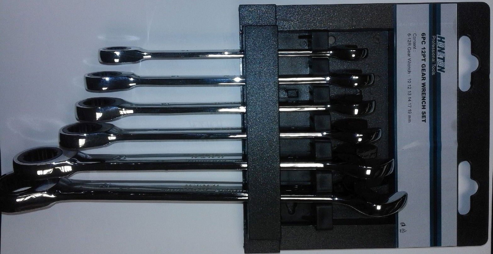 Honiton Racsnis Csillag - Villáskulcskészlet 6 Részes 10-19 mm CrV termék fő termékképe