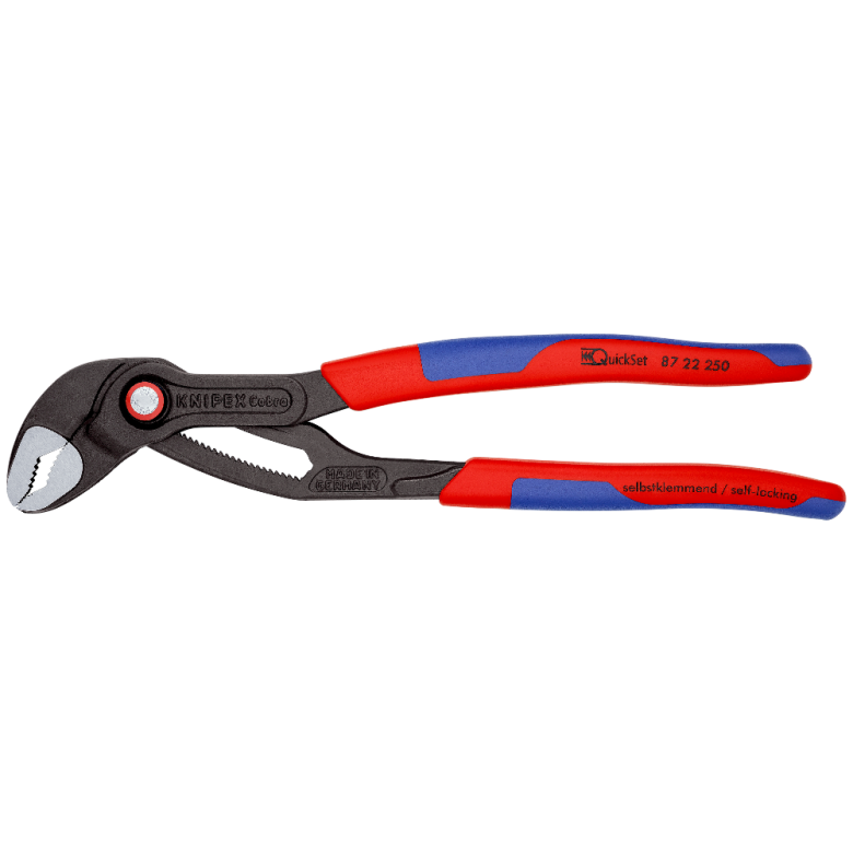 KNIPEX Cobra® QuickSet Hightech vízpumpa-fogó kétkomponensű nyéllel 250 mm termék fő termékképe