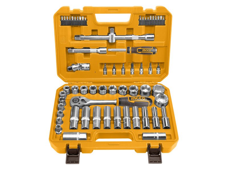 Dugókulcs Készlet 62 Részes 1/2" 10-32 mm CrV  Műanyag Kofferben termék fő termékképe