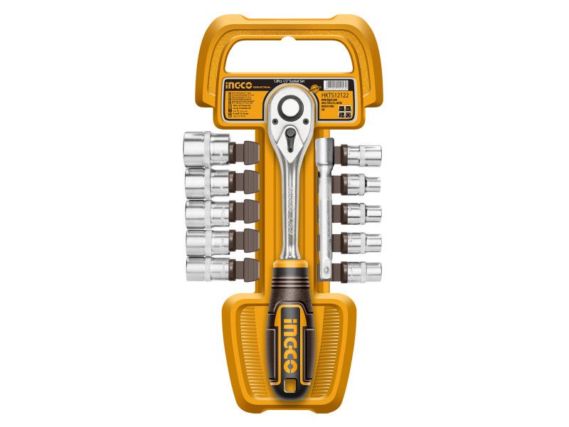 Ingco Dugókulcs Készlet 1/2"  12 Részes 10-24 mm CrV termék fő termékképe