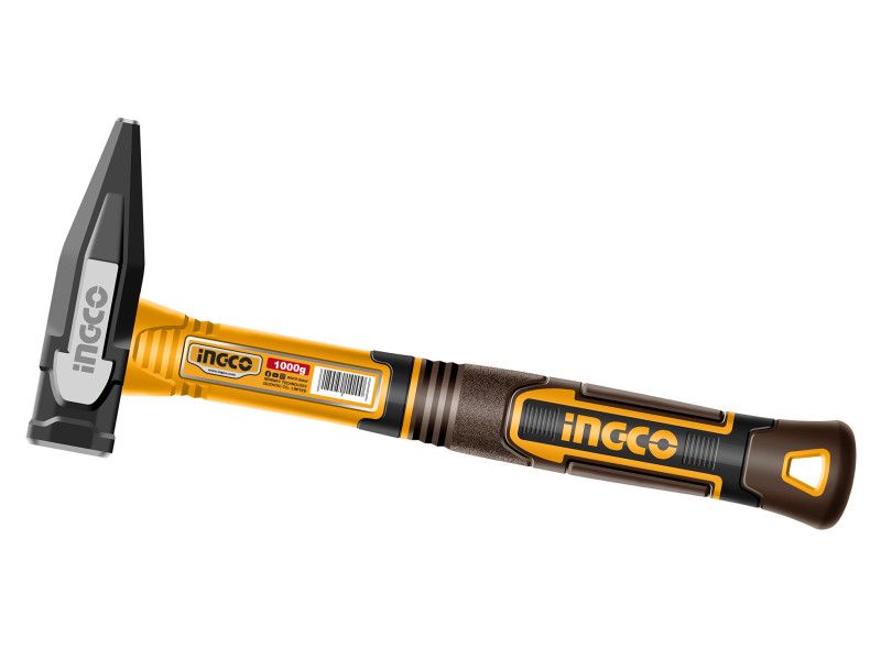 Ingco Lakatos Kalapács Üvegszálas Nyél Szénacél Kovácsolt Fej Gumi Markolat termék fő termékképe