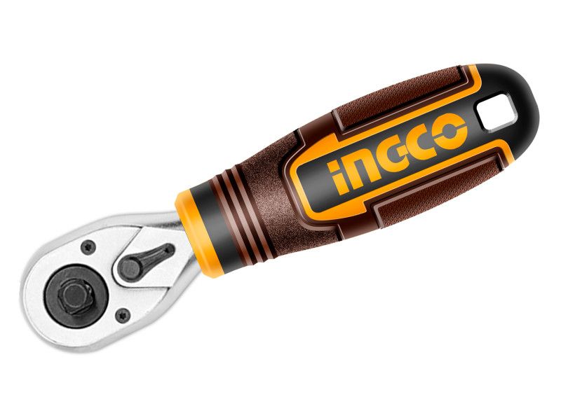 Ingco Mini Racsnis Hajtószár 1/4" - 3/8" 140 mm CrV CrMo termék fő termékképe