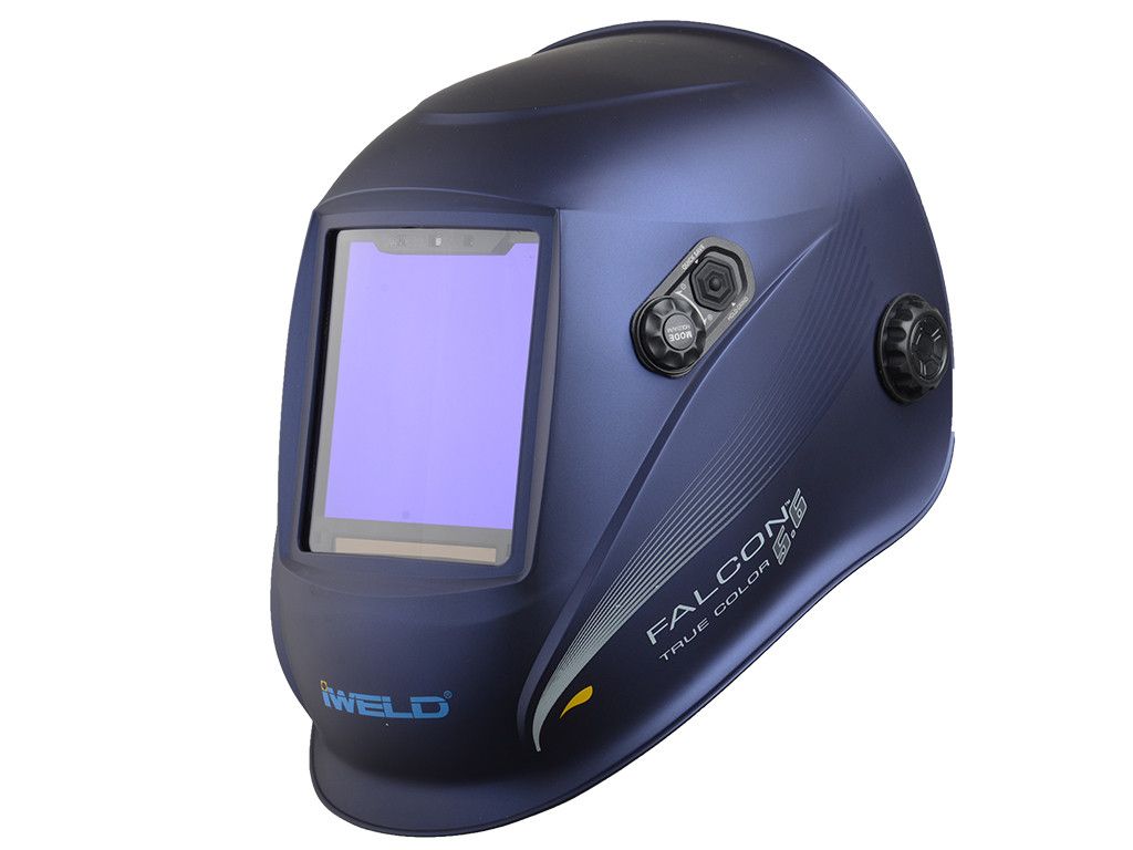 IWELD Falcon 5.6 Automata Hegesztő Fejpajzs (Kék-Metál)  Nagy Látómező 4 Szenzoros termék fő termékképe