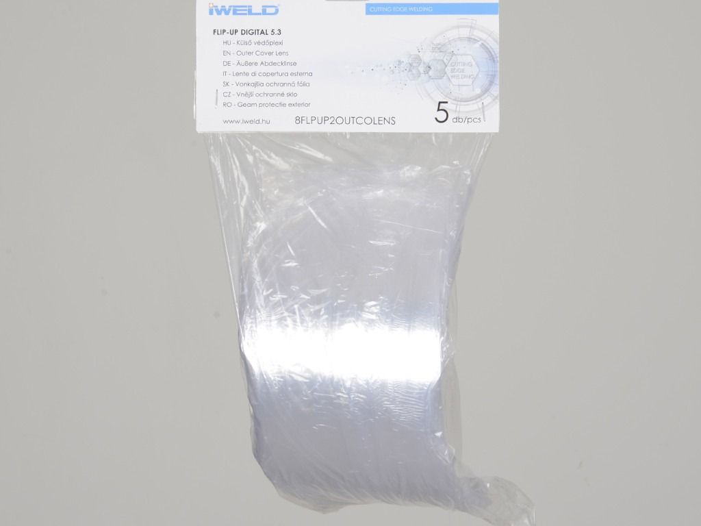 Iweld Flip - Up Digital 5.3 Külső Védőplexi (5 db/csom) termék fő termékképe