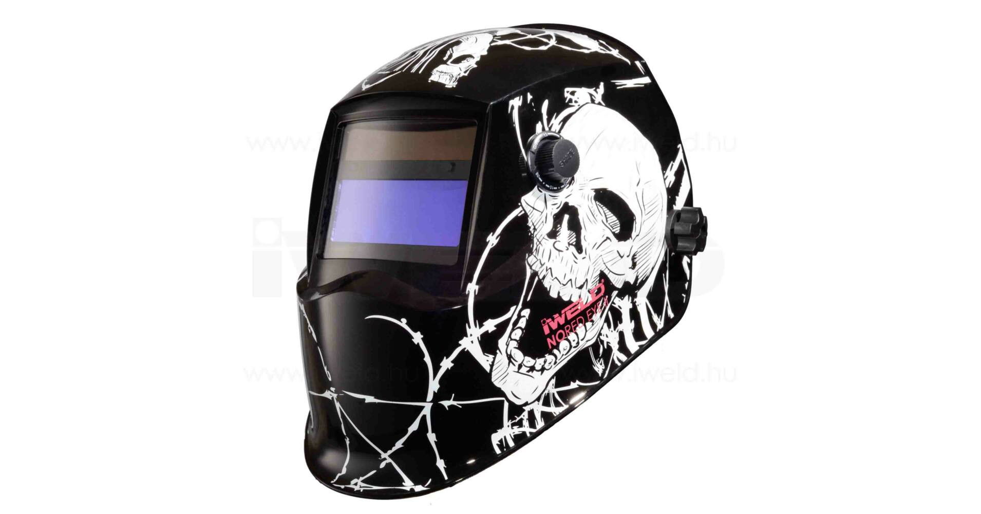 IWELD Nored Eye 3 Automata Hegesztő Fejpajzs (Alcatraz - Koponya) termék fő termékképe