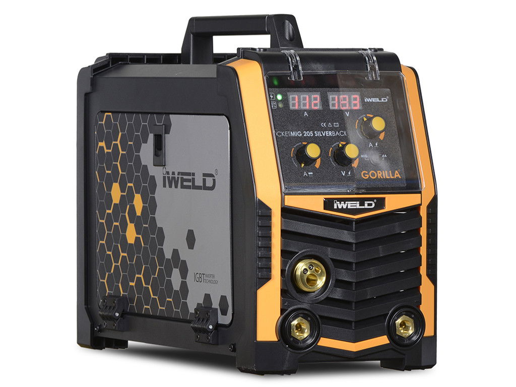 IWELD GORILLA POCKETMIG 205 SilverBack Hegesztő Inverter 190A termék fő termékképe