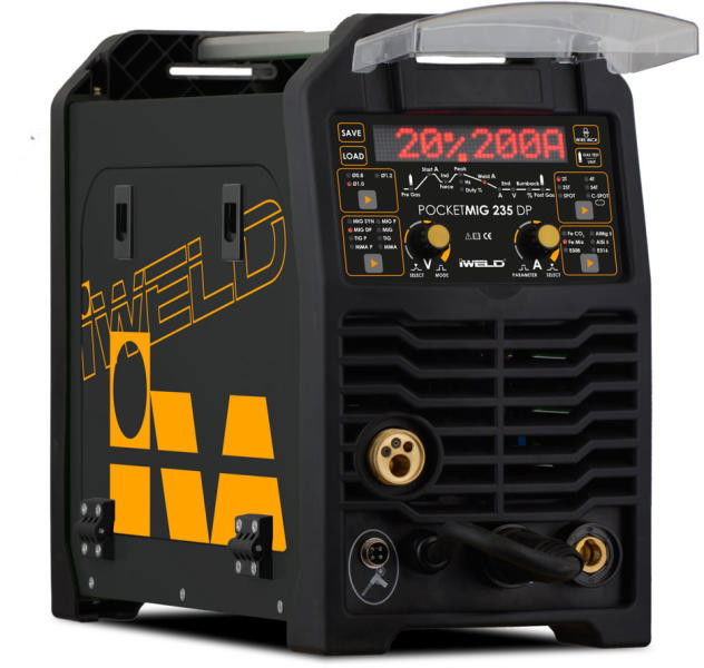 IWELD GORILLA POCKETMIG 235 DP Hegesztő Inverter termék fő termékképe