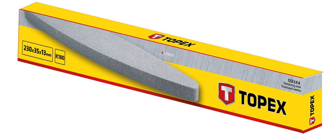 TOPEX Kaszakő 230*35*13 mm K180 szürke termék fő termékképe