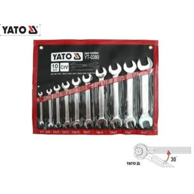 YATO 10 részes Villáskulcskészlet (6-27mm) CrV DIN3113 standard termék fő termékképe