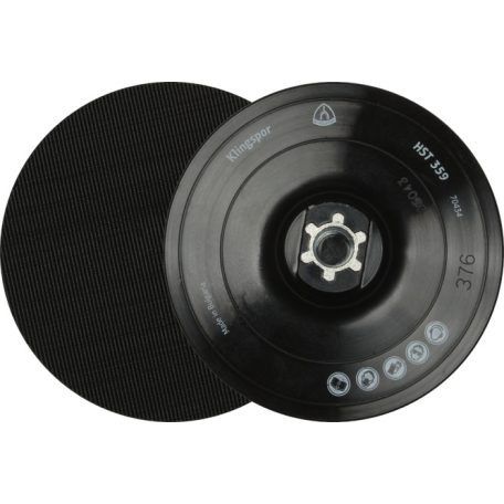 Klingspor Gumitányér Tépőzáras Tárcsához 125 mm M14 termék fő termékképe