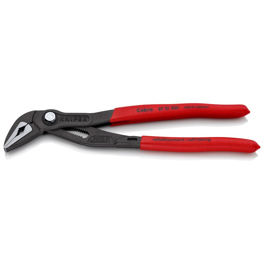 Knipex Cobra SB Autóvízpumpa Fogó Extra Keskeny Fej 250 mm / 42 mm PVC Nyél Szürke Foszfátozott termék fő termékképe