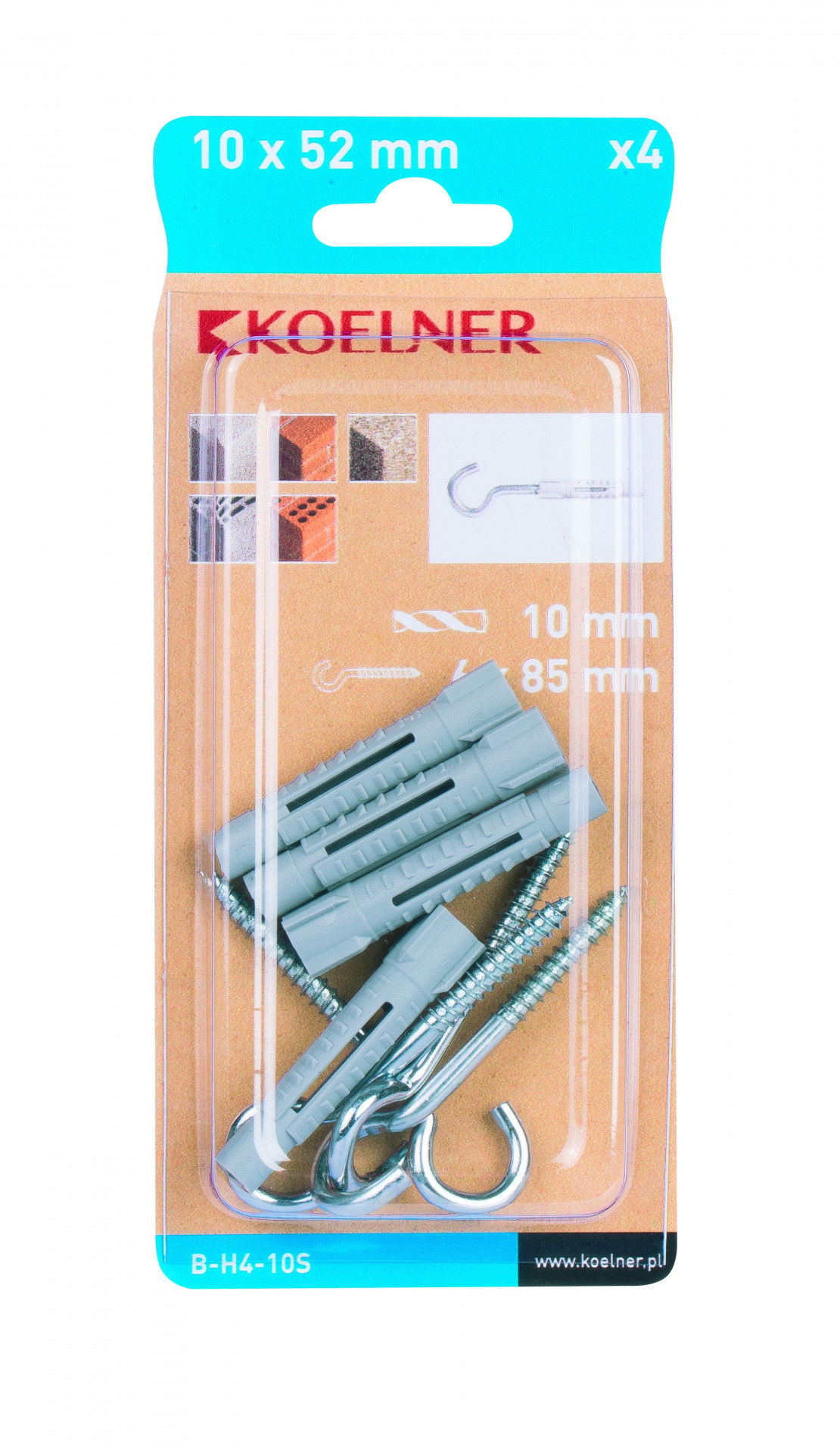 B-UNIFIX-S Uniplug Nylon Dübel + Lámpahorog Peremes Kampó Famenetes Csavar termék fő termékképe