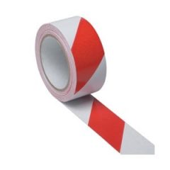 EUROTAPE Jelzőszalag Fehér / Piros Kordonszalag  (Jelölőszalag) 75 mm * 100 m termék fő termékképe
