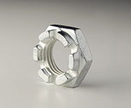 DIN 937 17H Koronás Hatlap Alacsony Anya Natúr M16*1,5 termék fő termékképe