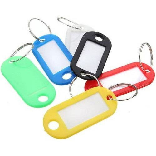 Kulcsjelző Lap, Írható Biléta, Műanyag, Karikával, Vegyes Színekben termék fő termékképe