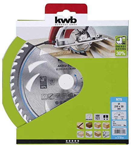 KWB Körfűrész Fához 210*30*48T M78 termék fő termékképe