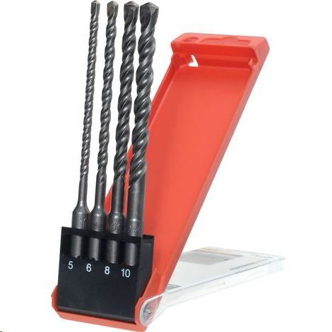 KWB Profi SDS Plus Fúrószár Készlet 4 Élű Kőhöz, Téglához HB44 Műanyag Tokban termék fő termékképe