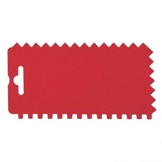 Glettelő Spatula Műanyag Fogazott 150*80  mm termék fő termékképe