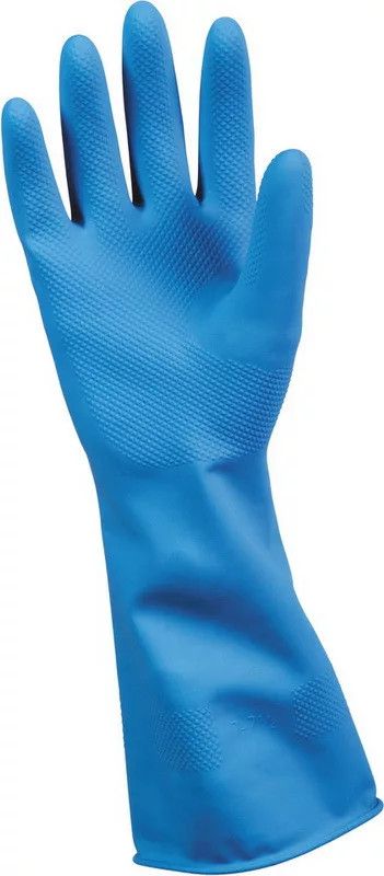 Lily Háztartási Gumikesztyű Kék Természetes Latex termék fő termékképe