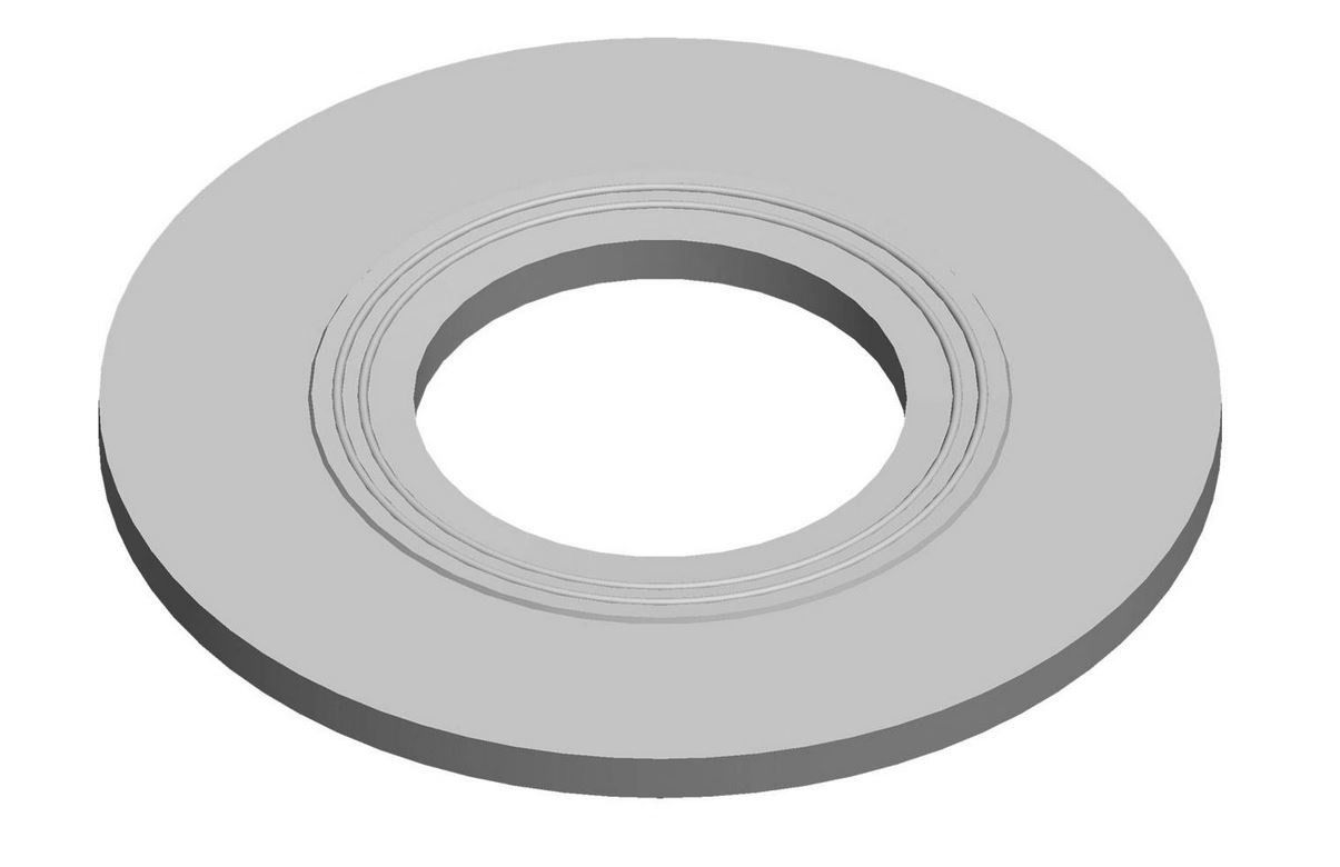 LIV Geberit is D66x31x3mm Gumimembrán gumitömítés öblítőszelephez (66,5x30x3,5) termék fő termékképe
