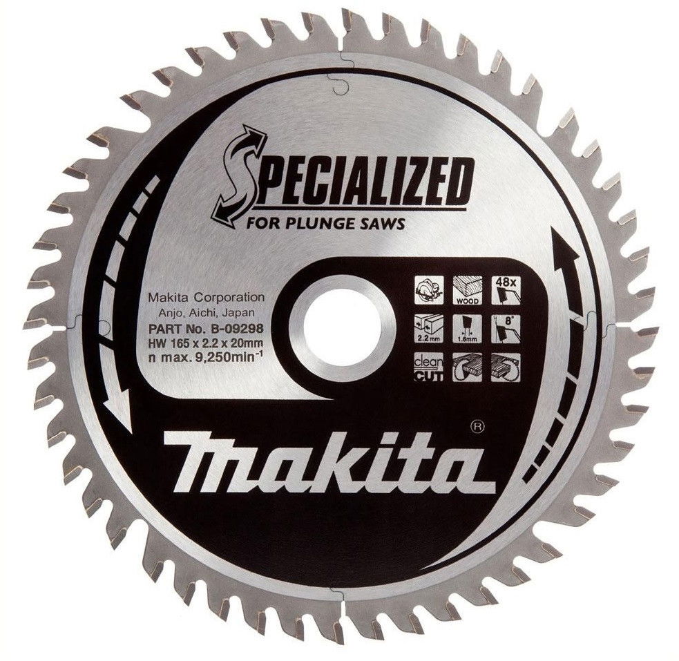 Makita SPECIALIZED Körfűrésztárcsák Merülő Körfűrészekhez termék fő termékképe