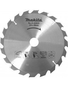 MAKITA Standard Körfűrészlap 165*20 mm Z16 Fára termék fő termékképe
