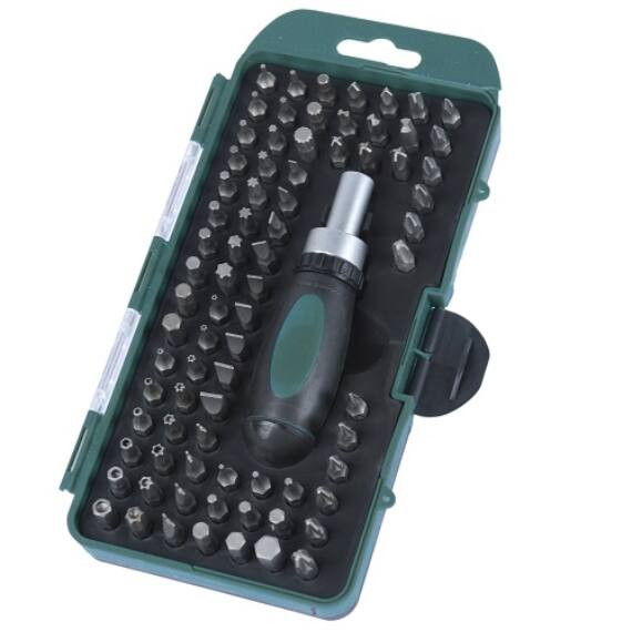 Mannesmann Bitkészlet Racsnis Csavarhúzóval 79 Részes termék fő termékképe