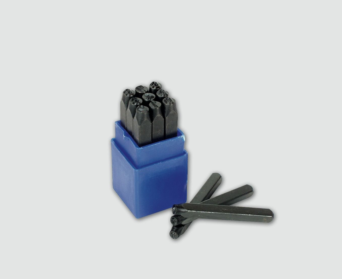 Mannesmann Számbeütő Készlet 6 mm 1/4"  Műanyag Tokban 9 db termék fő termékképe