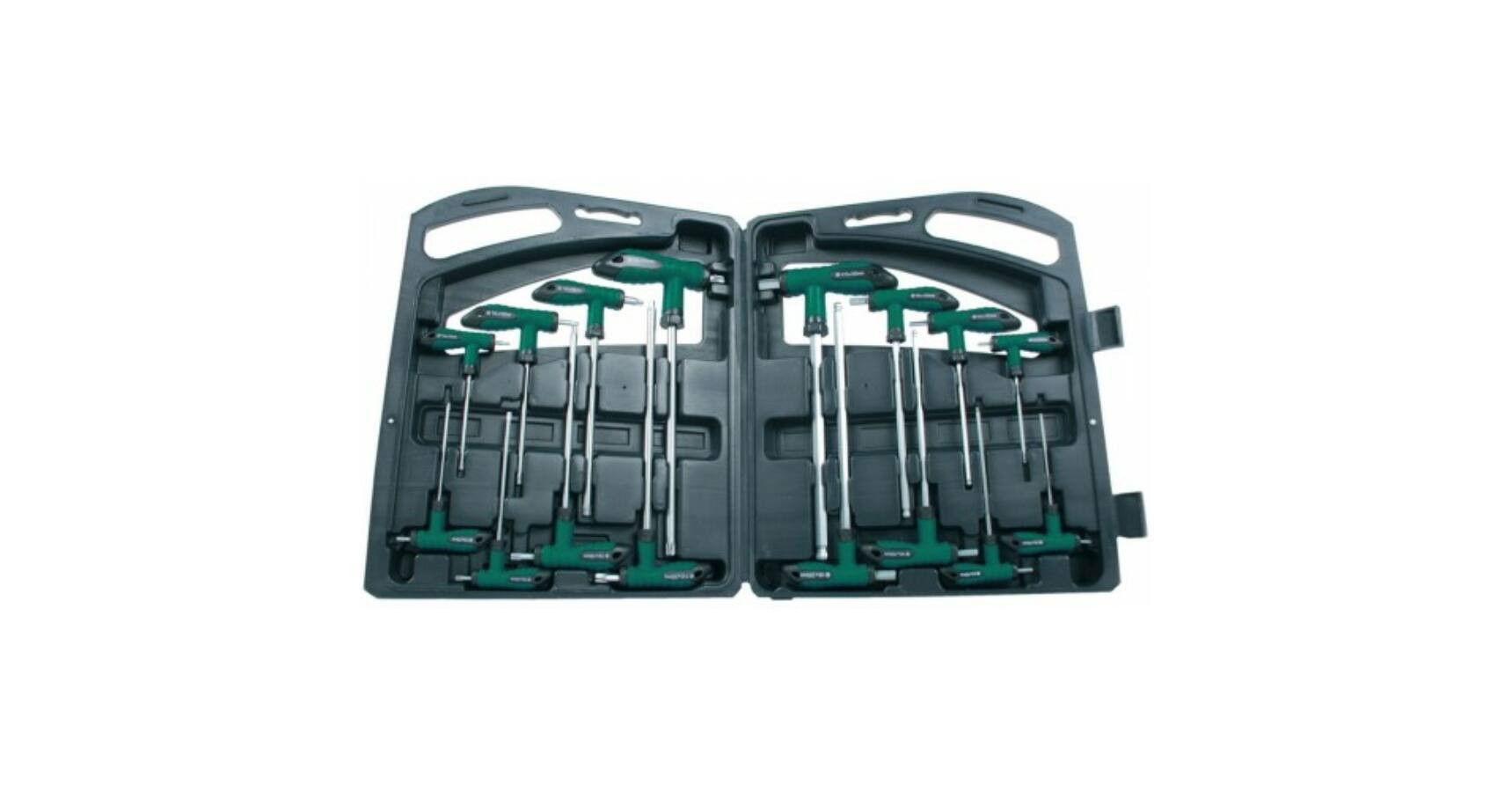Mannesmann Imbuszkulcs és Torx Készlet T- Fogó 16 Részes Műanyag Tárolóban termék fő termékképe