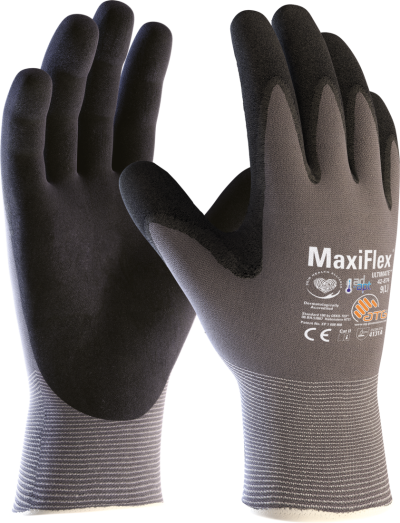 ATG MaxiFlex Ultimate 42-874 II. Precíziós Szerelőkesztyű AD-APT VE 144 EN 388 Nylon Mechanikai Lycra/Nitril Hab termék fő termékképe