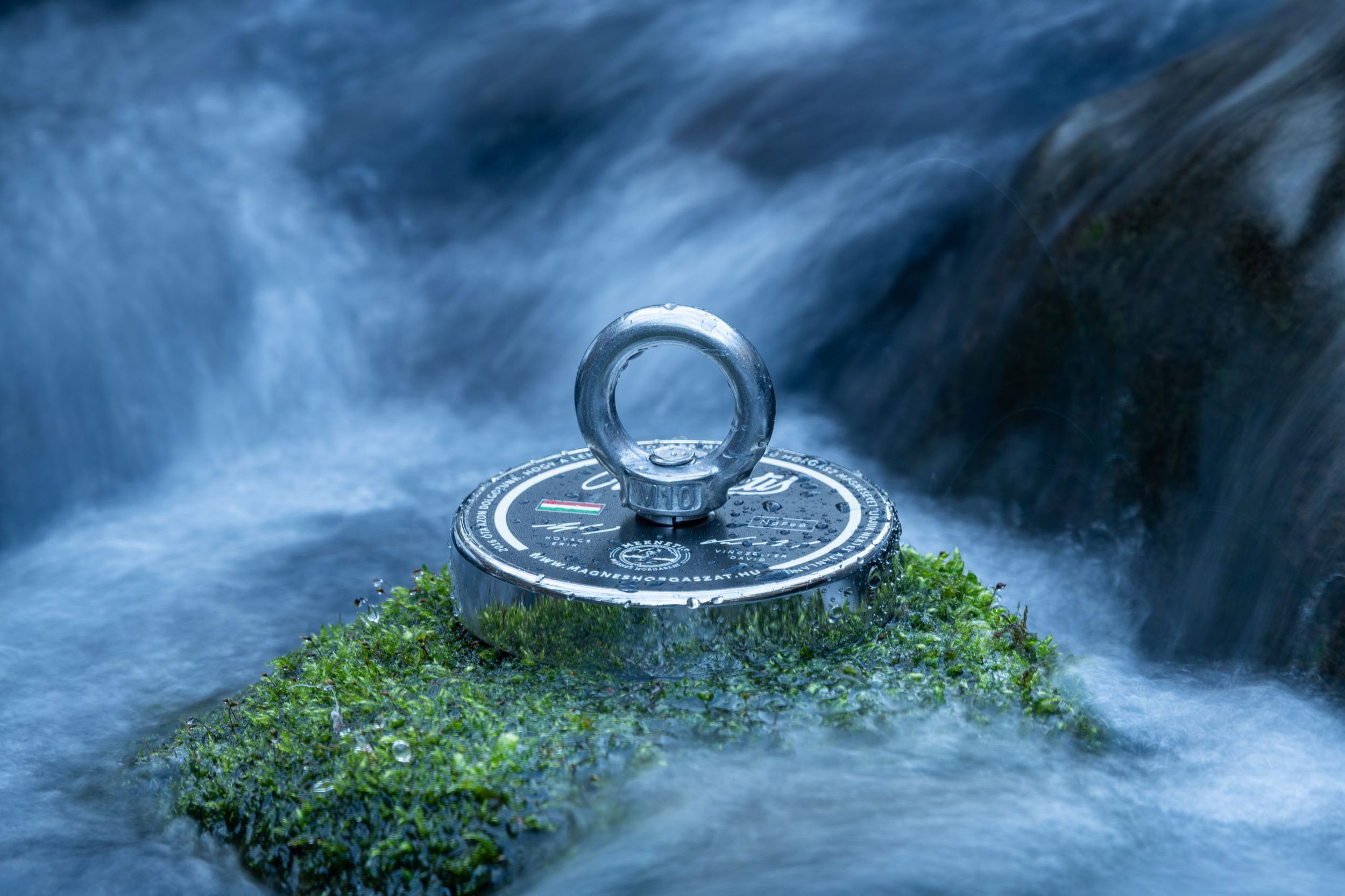 Meknetis Pot Mágnes Gyűrűs Csavarral Horgász Mágnes Inox termék fő termékképe