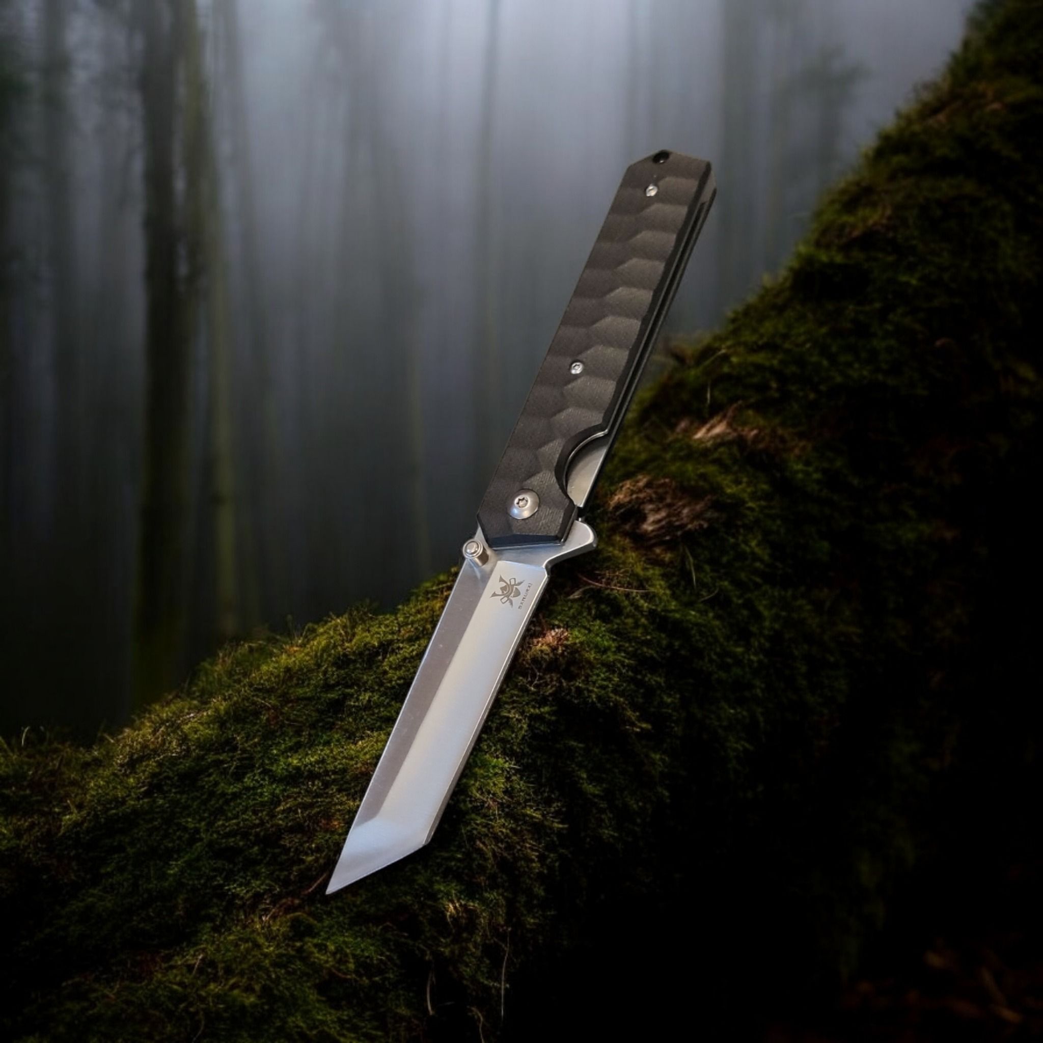 Minarai Samurai Zsebkés Összecsukható Rozsdamentes Acél 95 mm Penge Üvegtörő Zsebcsiptető termék fő termékképe