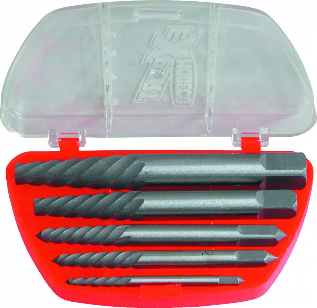 MODECO Törtcsavar Kiszedő 5 db-os M3-18 termék fő termékképe