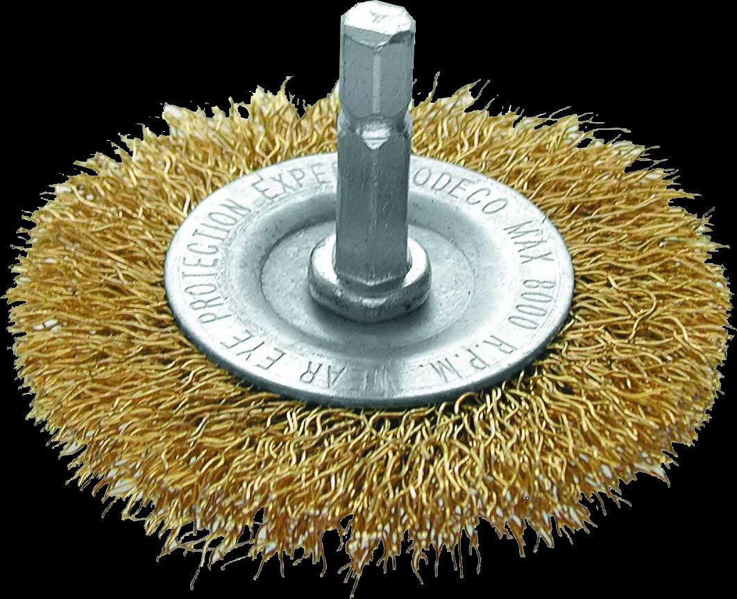 MODECO Csapos Körkefe 75/0,35*6 mm Hullámos Rezezett Acél 1/4" Hex termék fő termékképe