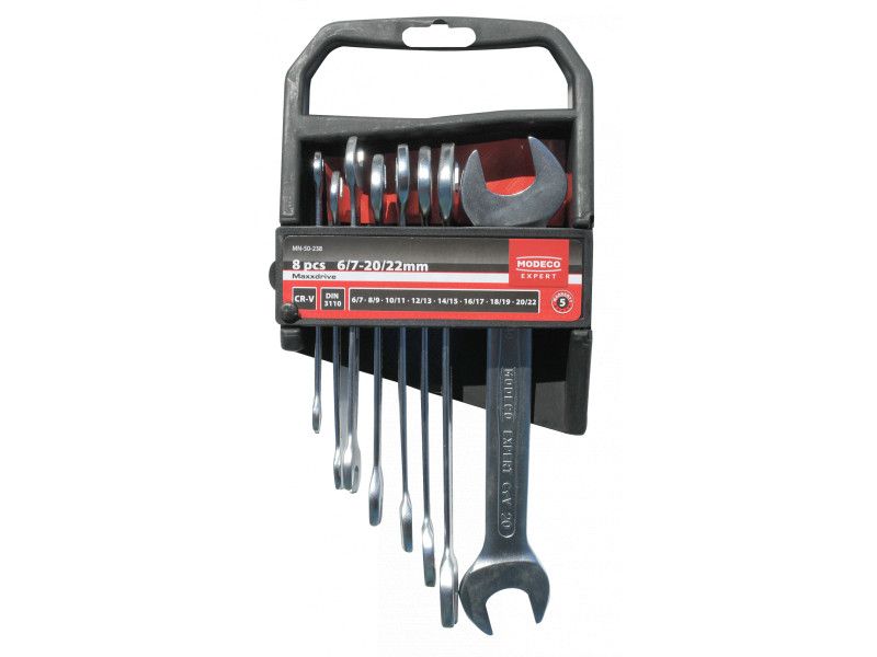 Villáskulcs Készlet 8 db  6-22 mm CrV termék fő termékképe