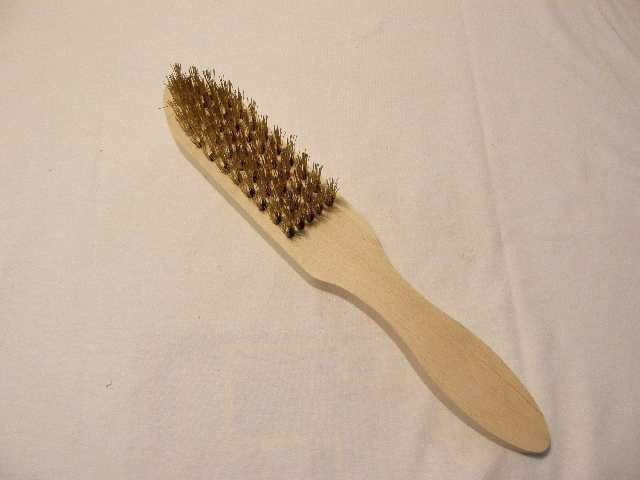 MODECO Drótkefe fa nyéllel 5 soros réz termék fő termékképe