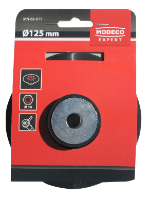 Tépőzáras Csiszolótalp 125mm M14 termék fő termékképe